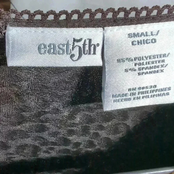 Blue and Gold Egyptian style blouse by Easter 5 th sz S - Picture 3 of 3